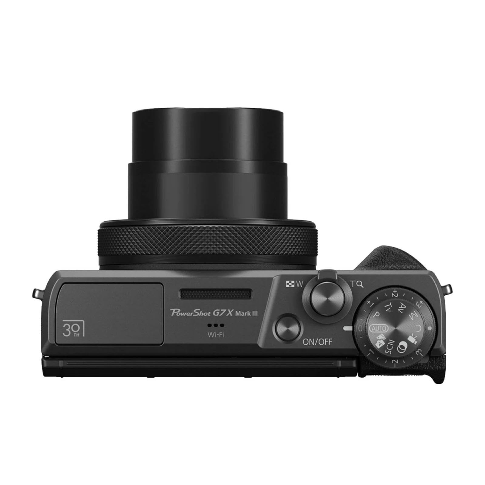 Canon PowerShot G7X Mark III M3 Compact Camera, Graphite, 30th